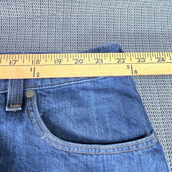 Carhartt Mens Size 44x32 Blue Relaxed Fit Denim Jeans Durable Workwear - Picture 6 of 9